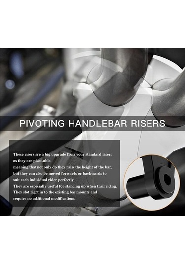 Didadodo Motosiklet Evrensel Gidon Yükselticileri Gidon Yükseltme Kodu Altın, Güçlü Montaj Altın