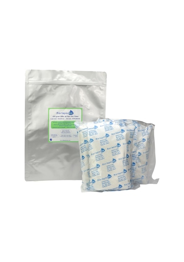 Marispacks 500 G X 4 Adet Silikajel Nem Alıcı Paket Nonwoven, Aluminyum Doypack Ambalajda