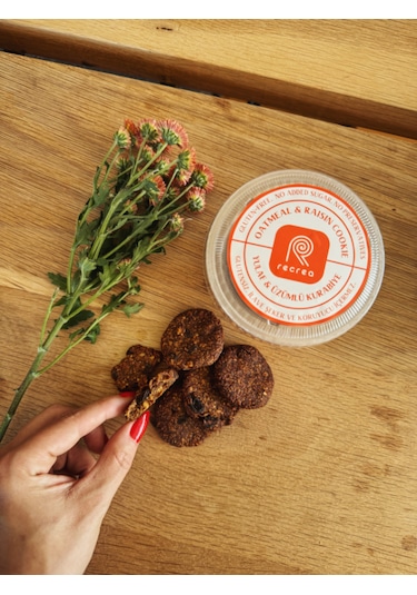 Recrea Glutensiz Yulaflı ve Üzümlü Kurabiye 6'lı
