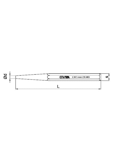 Ceta Form L30 Serisi Konik Pim Zımbalar 3 X 120 MM L30