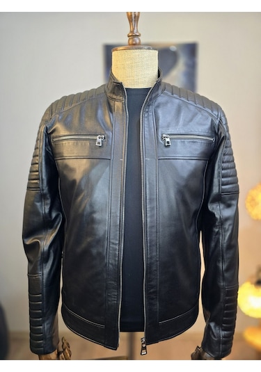 Always Leather Model Usta İşi Özel Dikim Hakiki Deri 1803340034 Siyah