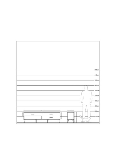 Arges Tv Ünitesi 3 Çekmeceli 176x30x51 Aytaşı-çam/aytaşı Atlas Çam/aytası