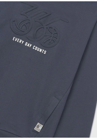 Mayoral Erkek Çocuk Kapüşonlu Sweatshirt 7401 Lacivert