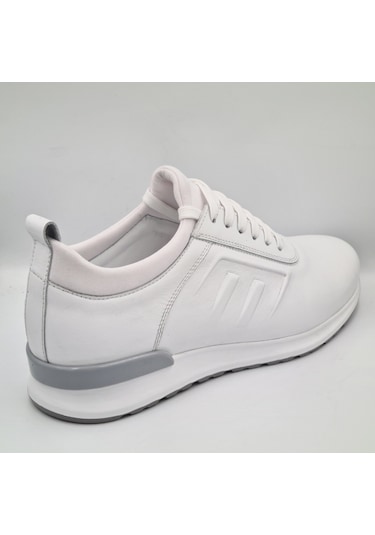 Libero 4195 Beyaz Hakiki Deri Erkek Günlük Casual Sneaker