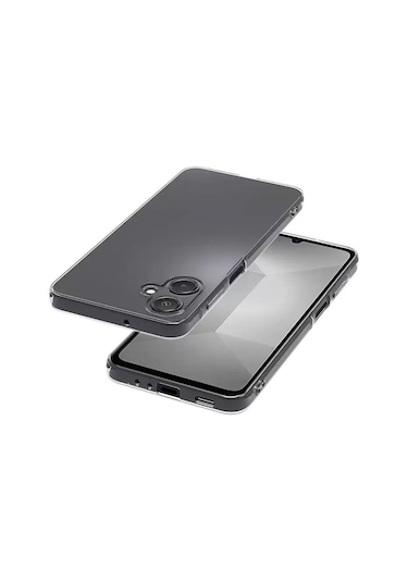 Noktaks - Samsung Uyumlu Samsung Galaxy A07 - Kılıf Şeffaf Soft Slim Fitt Süper Silikon Kapak - Şeffaf - T38295 Şeffaf