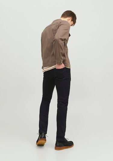 Jack & Jones Glenn 046 Slim Jean 12113450 Black Denim Siyah - Mavi