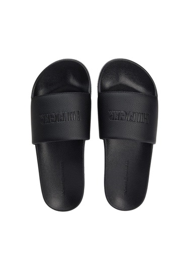 Hılfıger Prınt Tumble Pool Slıde-8717 Black