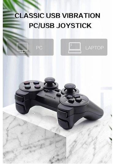 Torima P2 Analog Usb Joystick PC Gamepad Oyun Kolu Siyah