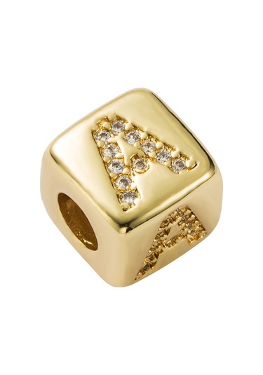 İngilizce Mektup Boncuk Bilezik Pirinç Mikro Kakma Çift Kırmızı Dize Çekme Dıy Bilezik Takı, Stil: A Çok Renkli