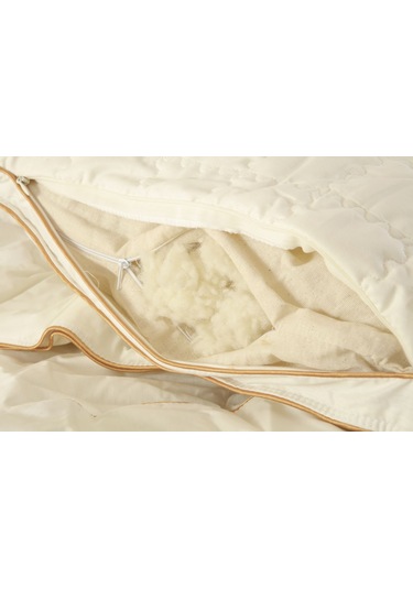 Soub Sleep 1000 G Biyeli %100 Yün Yastık Bej - Krem 50 x 70 CM