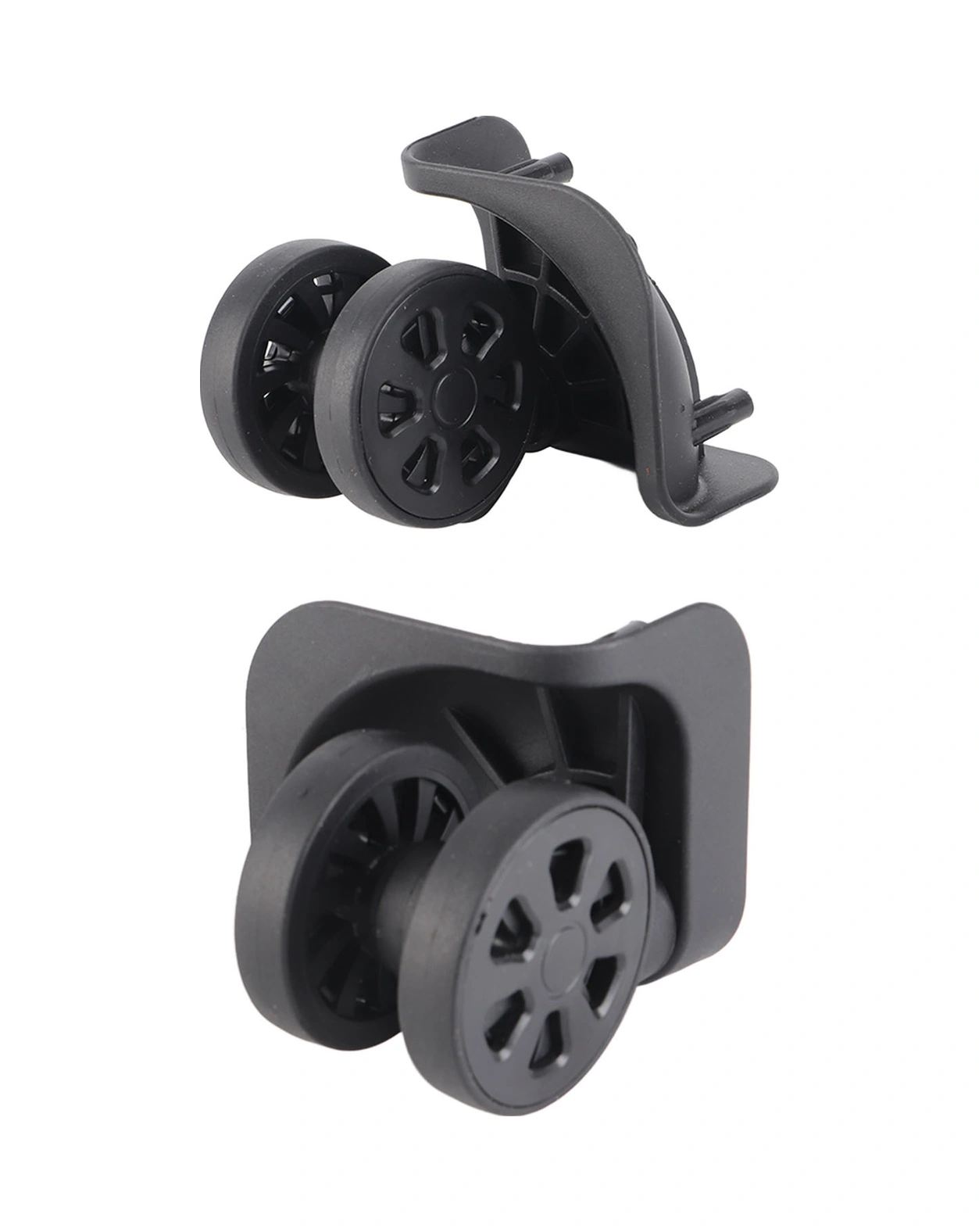 Vkemall Nylon材质 2 Adet Çanta Tekerleği - Evrensel Rotatif, Sesiz, Dayanıklı - Bagaj Tamiri Aksesuarı A76