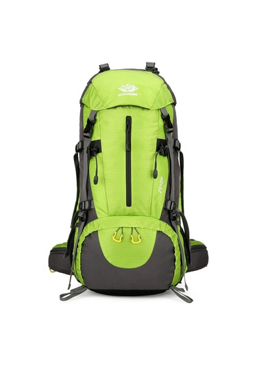 Vanaheımr-50l Yürüyüş Sırt Çantası Su Geçirmez Kamp Sırt Çantası,yeşil Yeşil