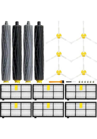 Xiaaokeji İrobot Roomba 850 860 Ana Yan Fırça Filtreleri İçin Yedek Parçalar