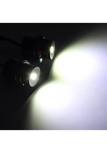 Pazly Yüksek Güçlü 6500k 40w Beyaz Led Melek Gözler / Adet