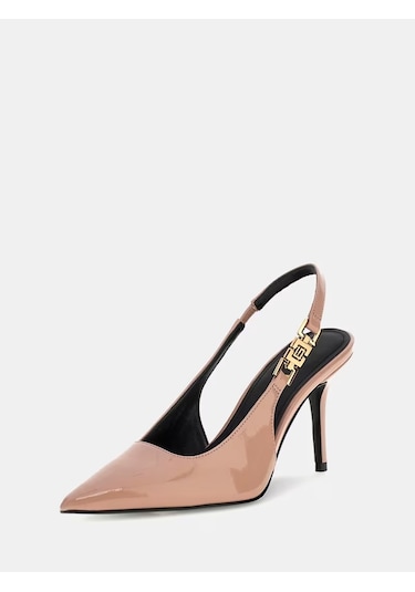 Guess Nassha Rugan Kadın Topuklu Ayakkabı Flpnaspaf05 Bej