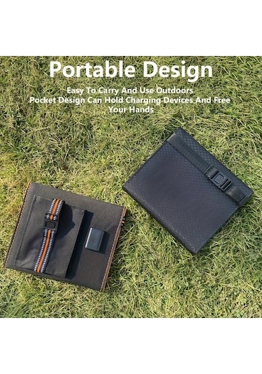 Trendooze 30w Gaojunshop01 Portatif Katlanır Solar Panel Usb Şarj Aleti Kamp Seyahat Acil Durum Koyu Renk