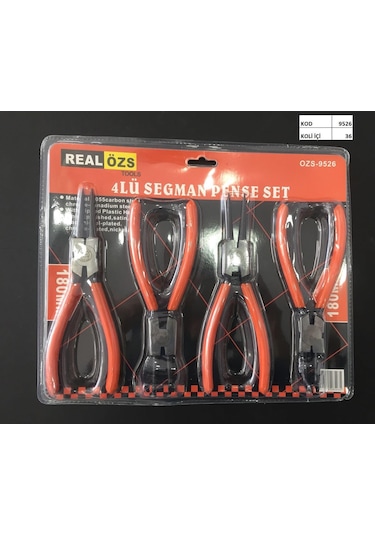 4’Lü Takım Segman Pense - Seti