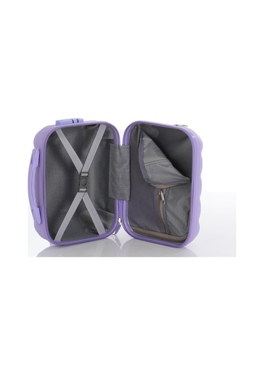 Mçs Polipropilen 3lü Valiz Seti Büyük & Orta & Makyaj V305 S21yy1000078-set 00025 Lila
