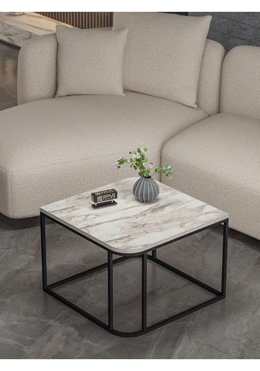 Orta Sehpa Tekli Damla Efes Bej