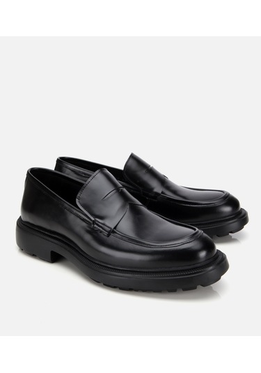 Hotiç Erkek Açma Deri Siyah Kalın Tabanlı Klasik Loafer 02ayh313740a100 02ayh313740a100 Siyah