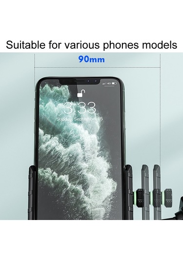 Kewig M8 Motosiklet Navigasyon Telefon Tutucu Açık Sürme Şarj Braketi Mavi Mavi