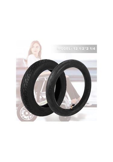 Dinosaurs 12 1/2x2 1/4 Akülü Araba Lastiği 57-203 Elektrikli Tekerlekli Sandalye Iç Ve Dış Lastik 62-203 Pnömatik Lastik