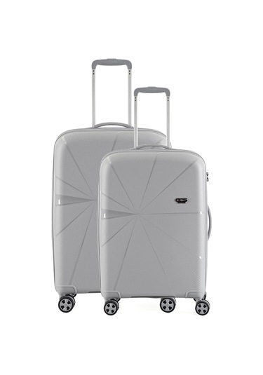 Ççs 5264 Büyük Orta 2 Li Valiz Seti Mor