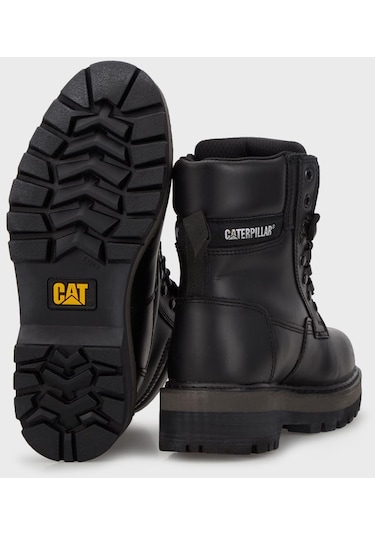Caterpillar Cat Bayan Bot 015z101198 Black Deri Siyah Deri