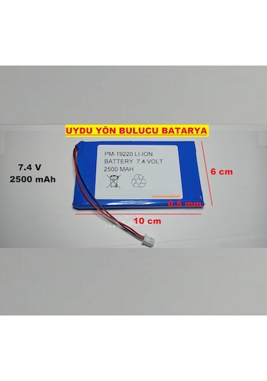 Uydu Yön Bulucu Bataya 7.4v 2500 Mah