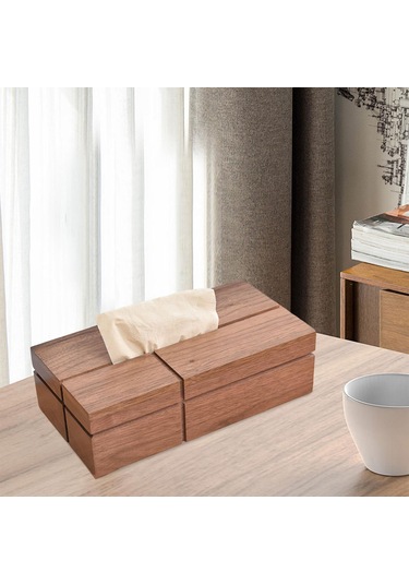Suntek Banyo Otel Restoranı Için Ahşap Doku Kutusu Dekoratif Odun