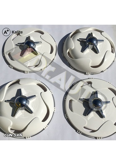 19.5 İnç Bombeli Yıldız Model Jant Kapağı 4'lü Takım