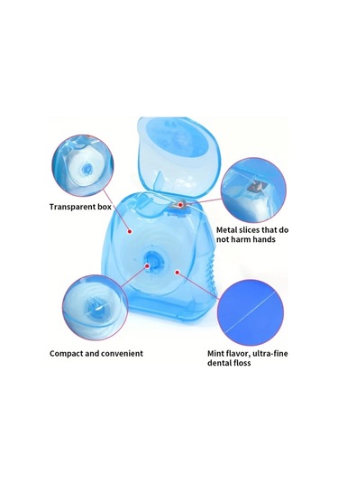 Willowhaven 3 Adet Nane Aromalı Diş İpi Şeritleri - Taşınabilir Çanta Boy