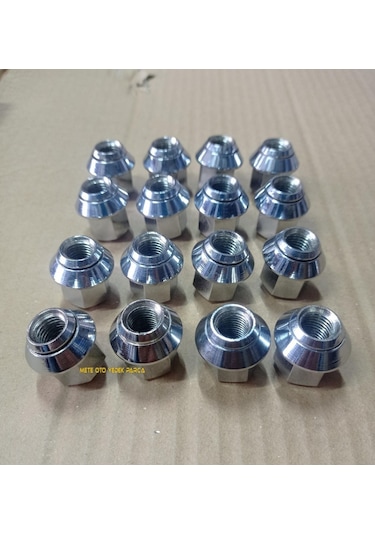 Courier Bijon Somunu Takımı Yüksüklü 16 Adet M12 X 1.5 19Mm