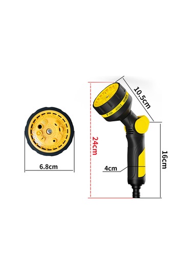 Suntek Basınçlı Yıkama Makinesi, Hortum Püskürtme Kafası