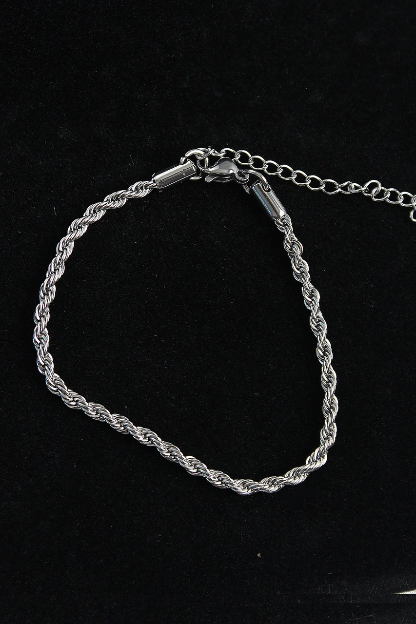 Dodes Dodes 316l Çelik Halat Model Gümüş Renk Erkek Bileklik Tg27eb3742 Çok Renkli