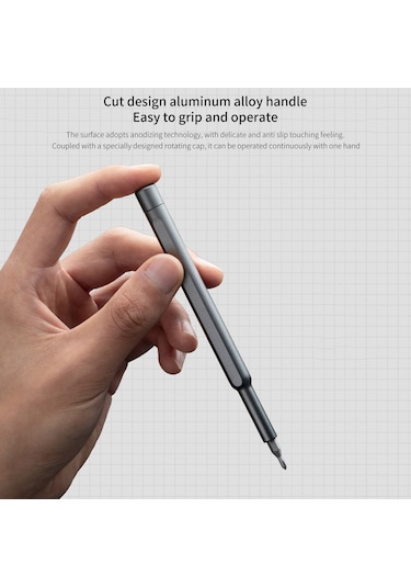 Geeksen Xiaomi Hassas Tornavida Seti - 24 Parça, S2 Alaşım Çelik, Manyetik Saklama Kutusu, Kompakt Ve Taşınabilir Diğer