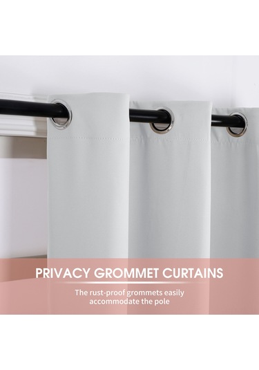 Wezone Su Geçirmez Opak Perde - 132x213cm - İç/dış Mekan Kullanımı İçin