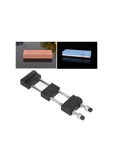 Ximistore9 Strop Taşı Tutucusu, 5.5-9 İnç Su Yağlı Elmas Taşlarına Uygun, Kaymasını Engeller, Çelik Ve Kauçuk Malzeme İle Uyumlu