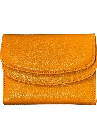 Monte Lui Mntc12 Deri Cüzdan Kartlık Hardal Sarı
