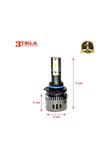 Daewoo Nexia Wise Beyaz H4 Mini Led Xenon Şimşek Etkili 12000 Lümen