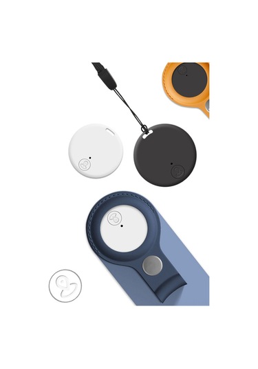 Geeroyoo Mavi Dairesel Bluetooth 5.0 - İki Yönlü Alarm, Akıllı Konum Belirleme, Anahtar/ev Eşyaları Kayıp Engelleme