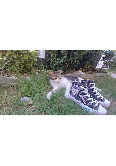 Scarpe Magiche Labubu Sneaker Kız Çocuk Ayakkabı 31-35 Numara Arası Işıksızdır Siyah