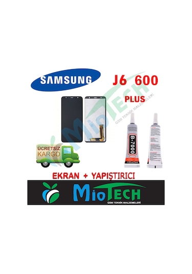 Samsung Uyumlu Galaxy J610 J6 Plus Lcd Ekran Dokunmatik Ürün-Siyah