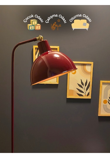 Dolce Bordo Lambader Hareketli Başlık Modern Dekoratif Metal ... Bordo