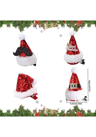 Neşeli Noel Fiyonkları, Şenlikli Günler İçin Mükemmel Narin Saç Aksesuarları, Şenlikli Bir Atmosfer Katın Çok  Renkli