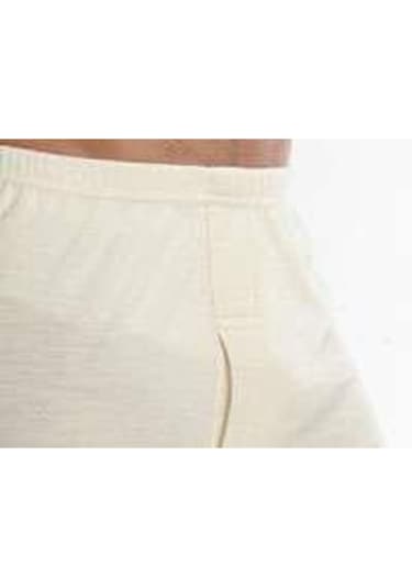 Hasyün Erkek Uzun Yün Don Uzun Yün Içlik Woolmark Sertifikalı Eko Krem