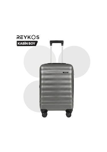 Reykos Rey-Way Gri Kabin Boy Valiz