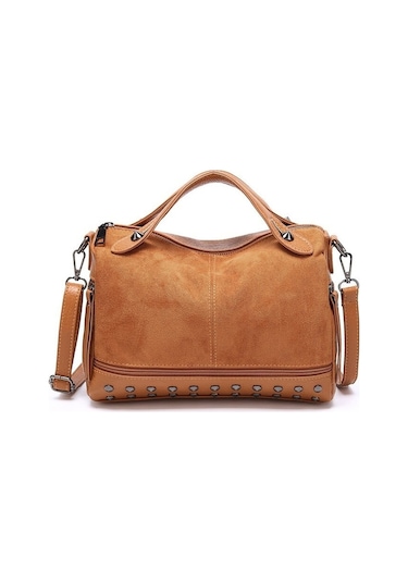 Lebeigo Nnak Bayanlar Moda Kullanışlı Omuz Messenger Çanta Kahverengi