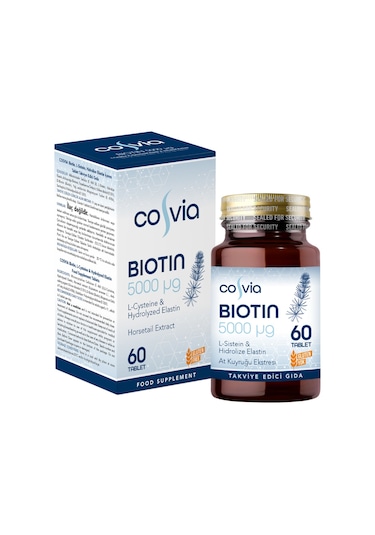 Cosvia Biotin 5000 Mcg L - Sistein & Hidrolize Elastin At Kuyruğu Eki