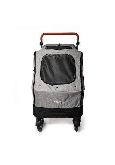 Zampa Stroll Kedi & Köpek Arabası Gri 69x81x110cm